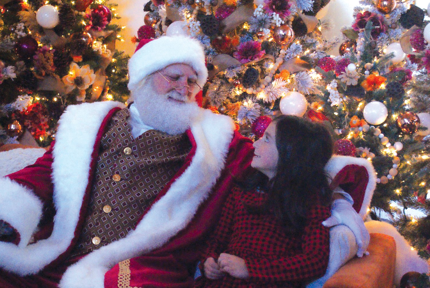 SPECIAL VISIT: Seven-year-old Olivia Crisafulli paid a special visit to Santa on Nov. 26.